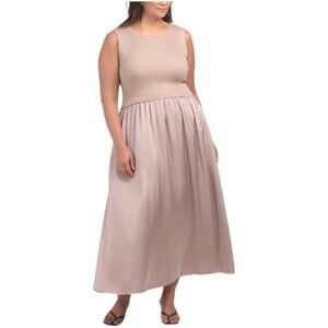 TAYLOR Plus Mixed Media Dress